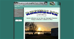 Desktop Screenshot of campingplatz-rheinblick.de